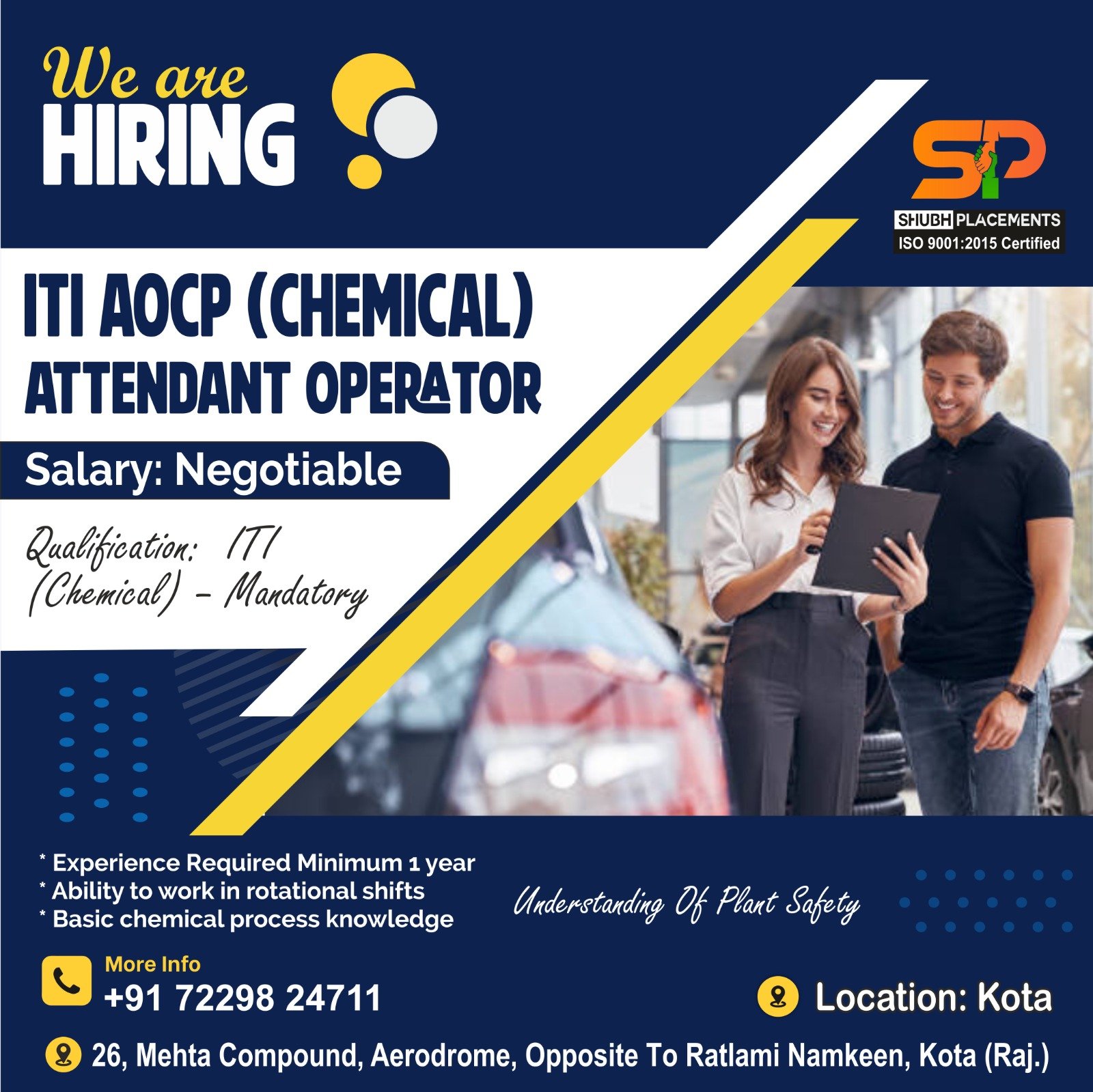 Attendant Operator - ITI AOCP (Chemical)