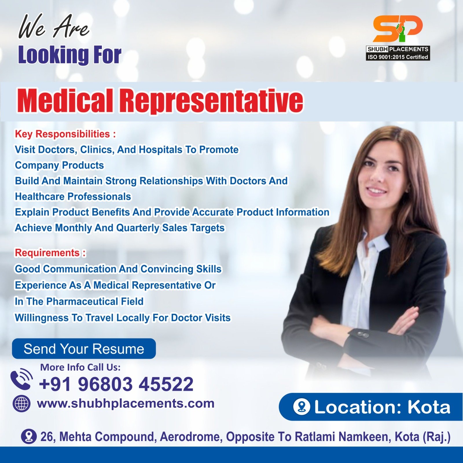 Medical Representative (Female)