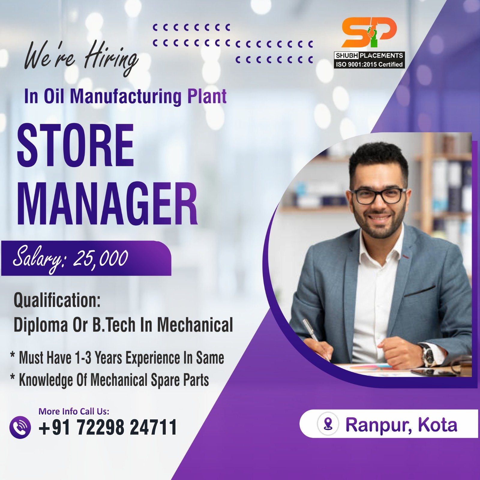 Store Manager/Store In-Charge 