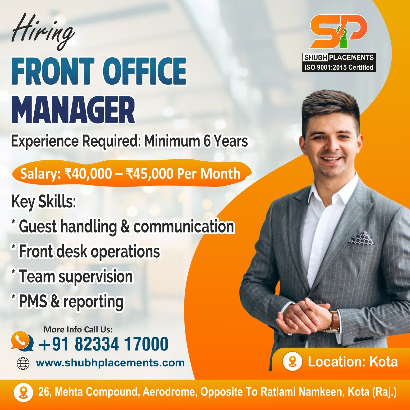 Hotel Front Office Manager