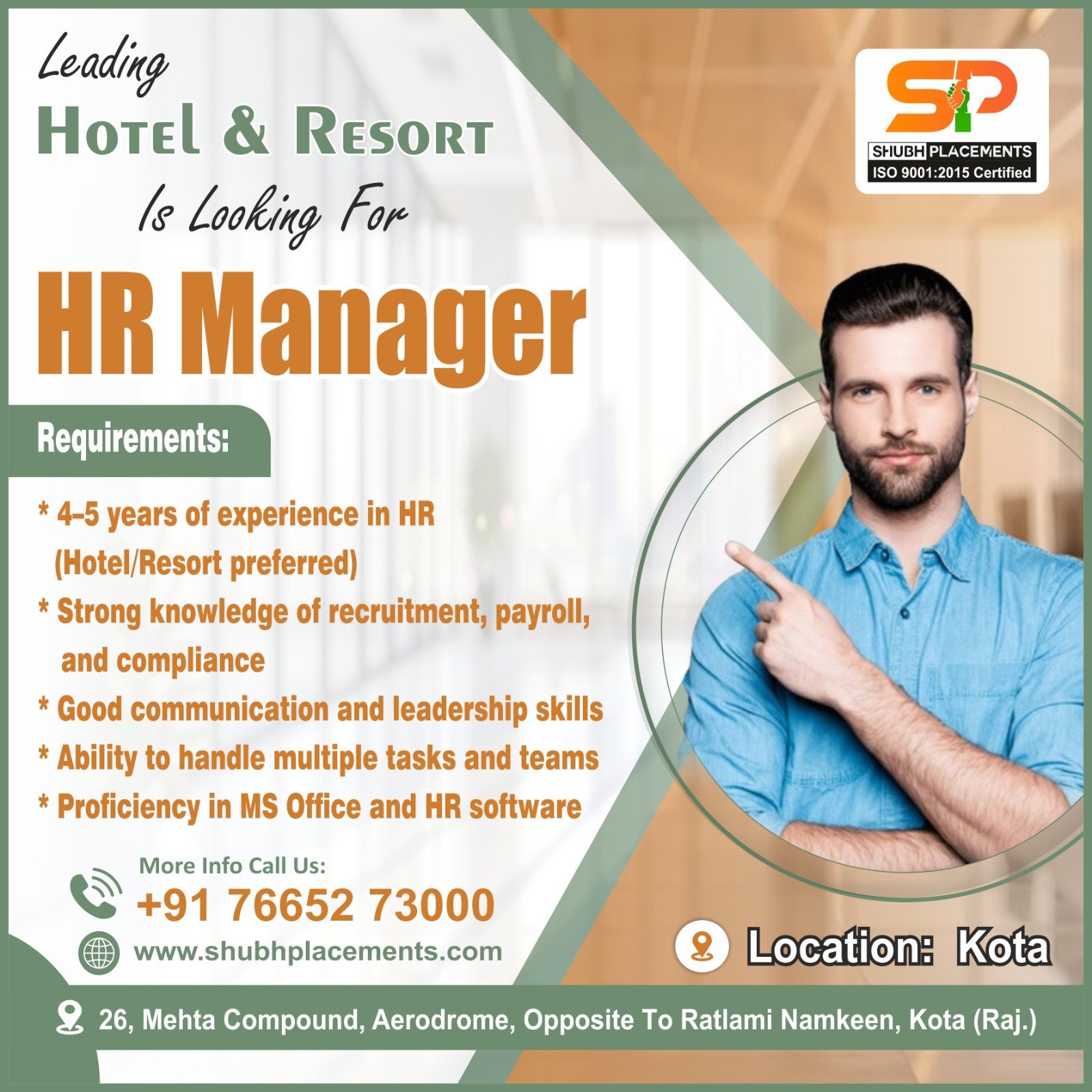 HR Manager (Hotel & Resort)
