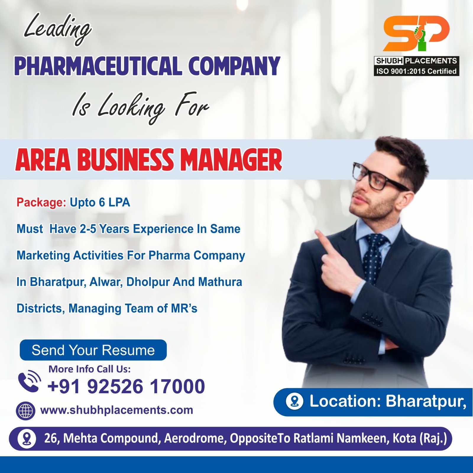 Area Business Manager (Pharmaceutical)