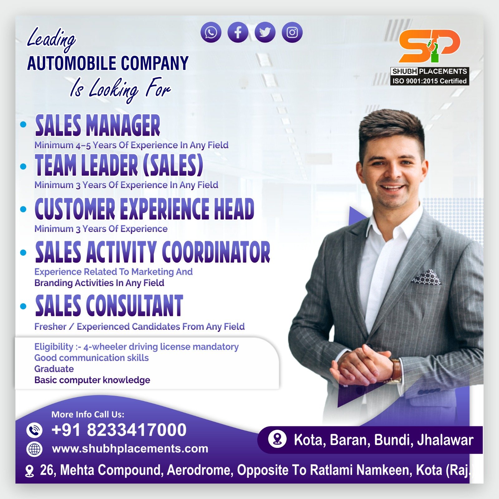 Sales Manager (Automobile)